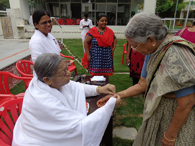 RAKHI BANDHAN by Brahma Kumari sisters at SMILES 