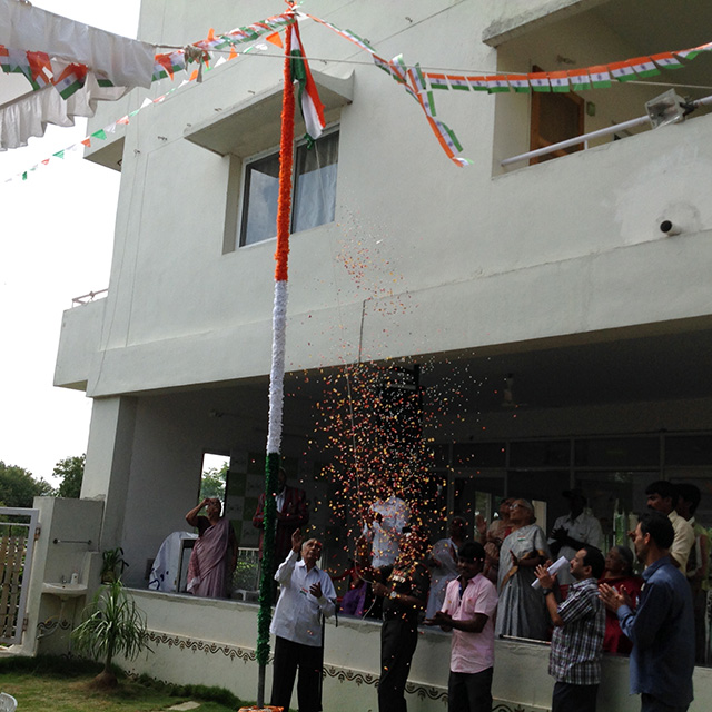 Flag Hoisting Celebrations at SMILES 