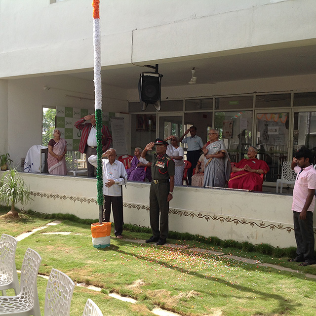 Flag Hoisting Celebrations at SMILES 