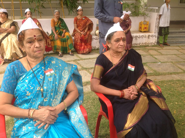 Republic Day Celebrations at SMILES. Brig. Sukhthankar ,Col. B. R. Chetty and Sri. Gowra Venkata Ratnam - settlor of SMILES trust participated in hoisting of National Flag.