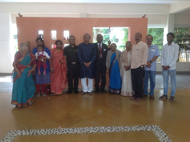 Republic Day Celebrations at SMILES. Brig. Sukhthankar ,Col. B. R. Chetty and Sri. Gowra Venkata Ratnam - settlor of SMILES trust participated in hoisting of National Flag.