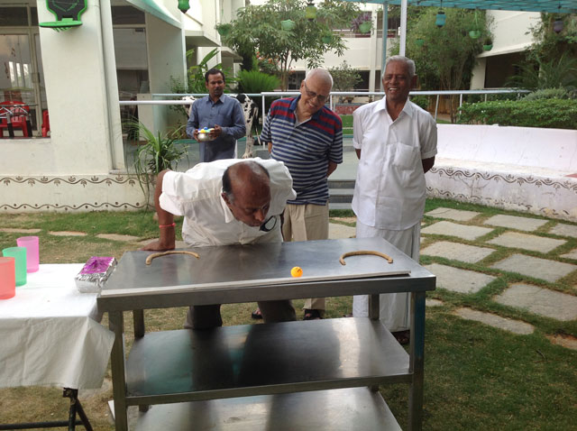 Residents enjoying Games.