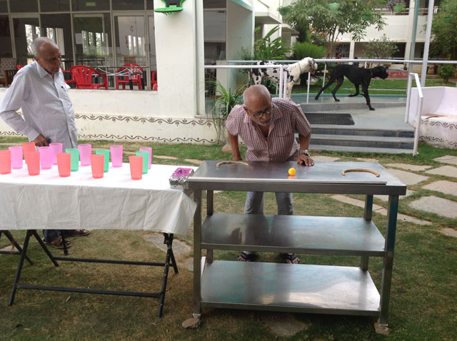 Residents enjoying Games.