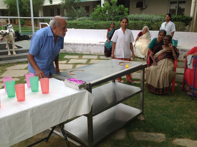 Residents enjoying Games.