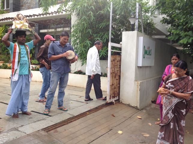 Ganesh Nimajjan Ceremony At Smiles