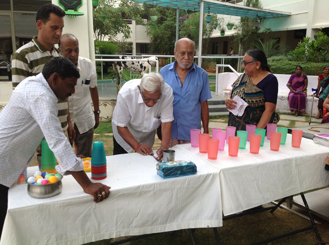 Residents enjoying Games.