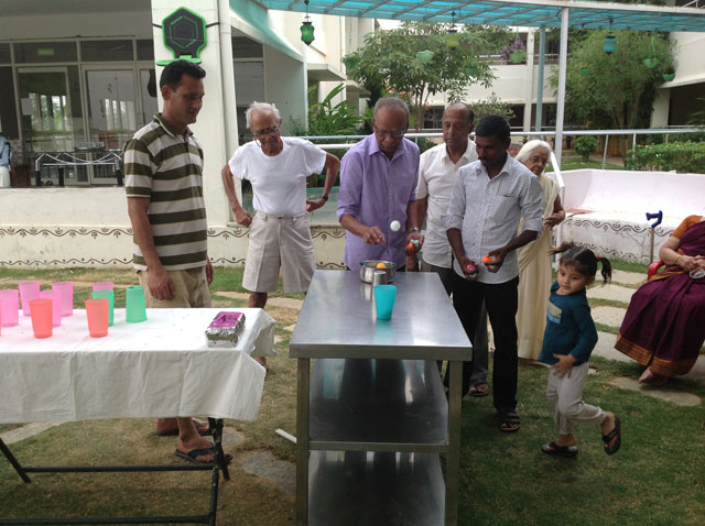 Residents enjoying Games.