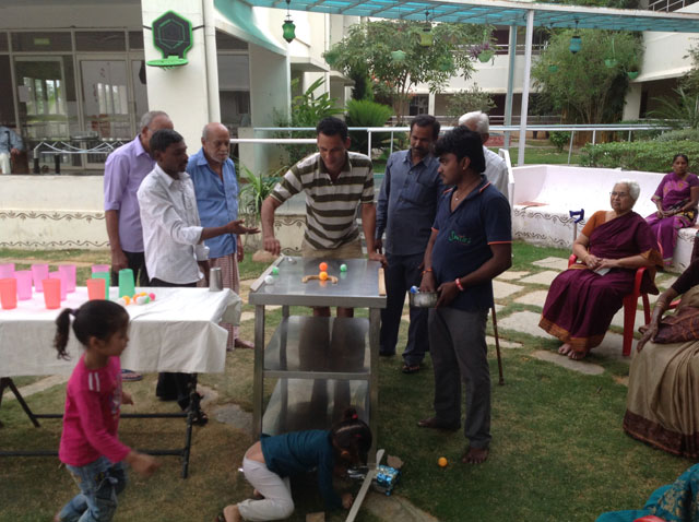 Residents enjoying Games.