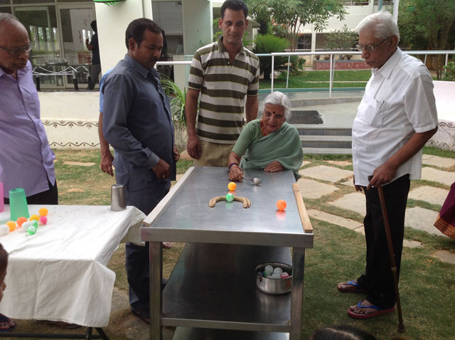 Residents enjoying Games.