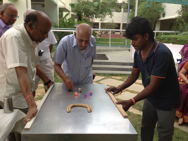 Residents enjoying Games.