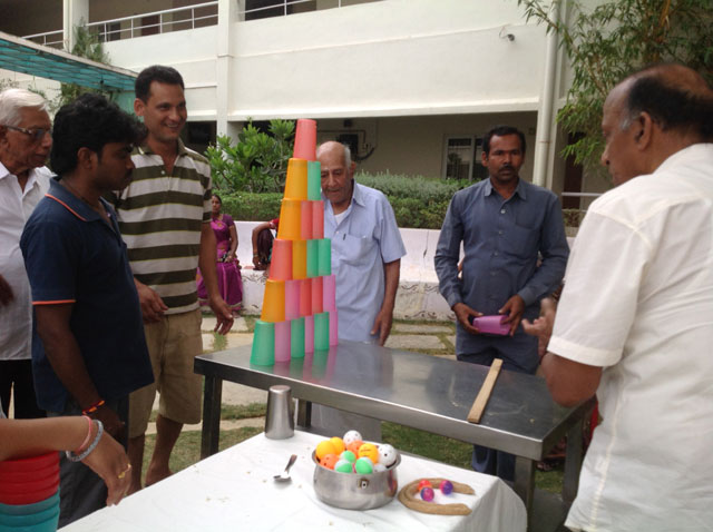 Residents enjoying Games.