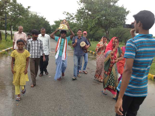 Ganesh Nimajjan Ceremony At Smiles