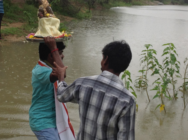 Ganesh Nimajjan Ceremony At Smiles