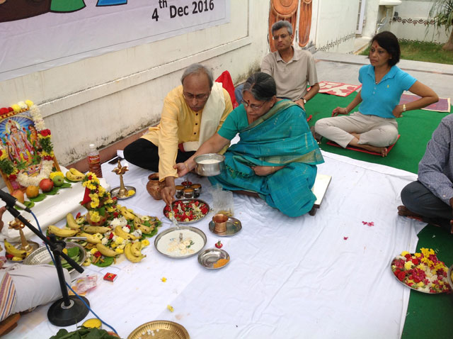 Sree Satyanarayana Swami Vratam on the eve of 4th Anniversary of smiles
 