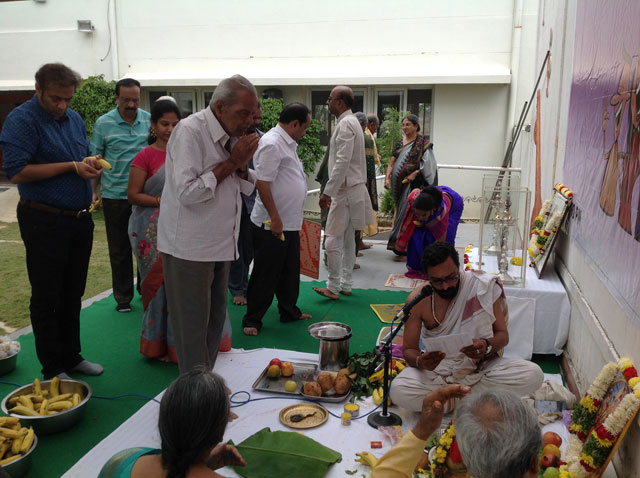 Sree Satyanarayana Swami Vratam on the eve of 4th Anniversary of smiles
 