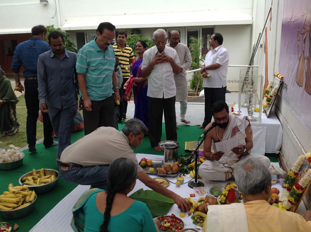 Sree Satyanarayana Swami Vratam on the eve of 4th Anniversary of smiles
 