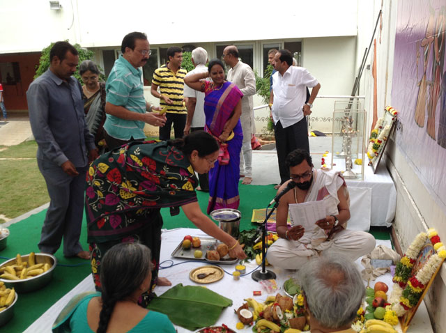 Sree Satyanarayana Swami Vratam on the eve of 4th Anniversary of smiles
 