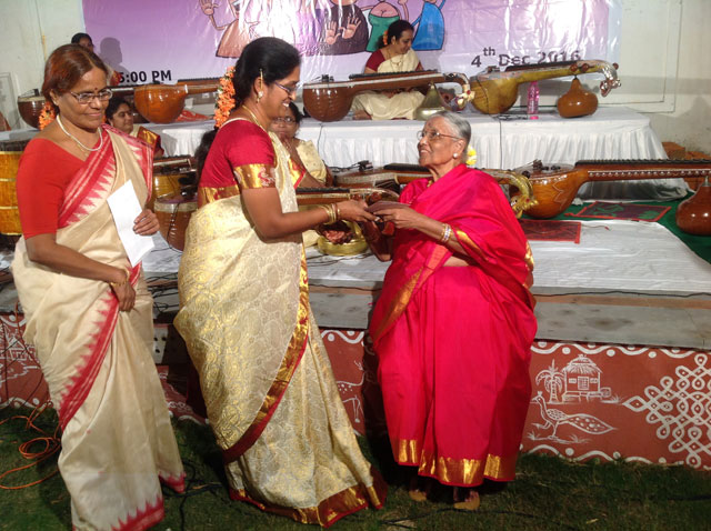 nava veena concert by Smt. B. Ananda Rajyalakshmi and her team on the eve of 4th Anniversary Celebrations of smiles
 