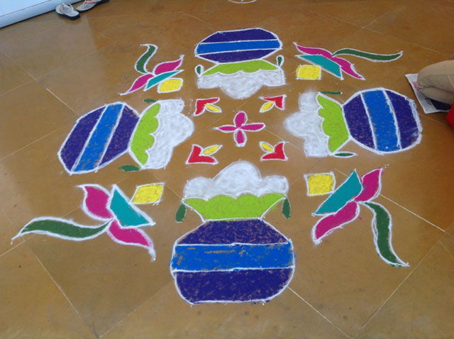 Rangoli competition at SMILES 2017 