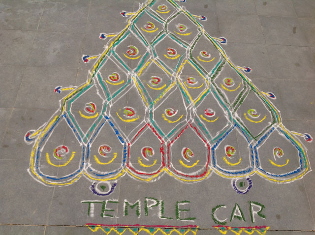 Rangoli competition at SMILES 2017 