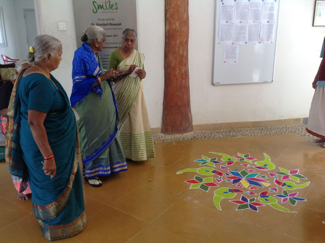 Rangoli competition at SMILES 2017 