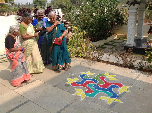 Rangoli competition at SMILES 2017 