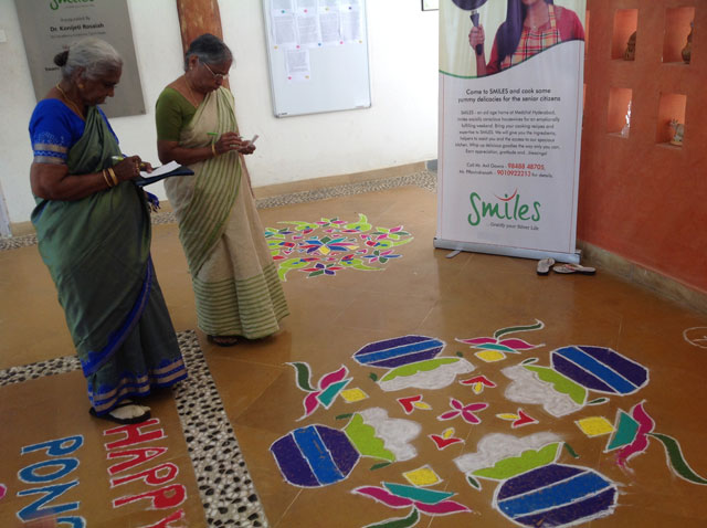 Rangoli competition at SMILES 2017 