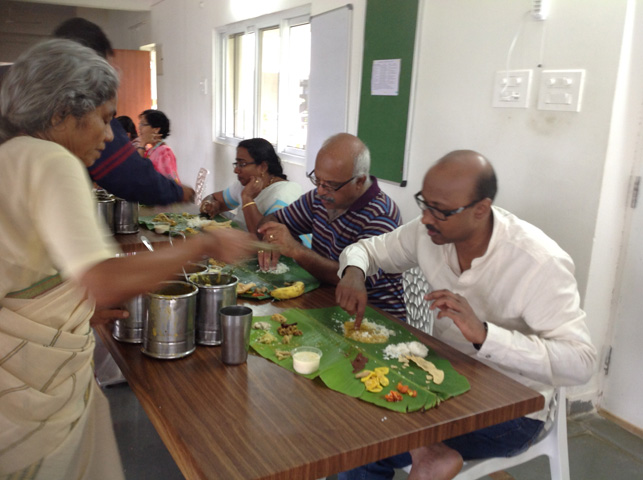 ONAM lunch organized by Mr. G.D. Nayar and his family