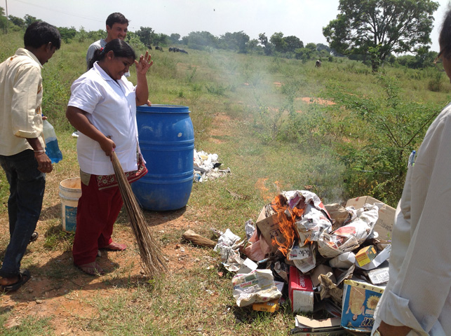 Inspired by the call of Shri. Narendra Modi, the Prime Minister of India to keep India as SWATCH BHARAT