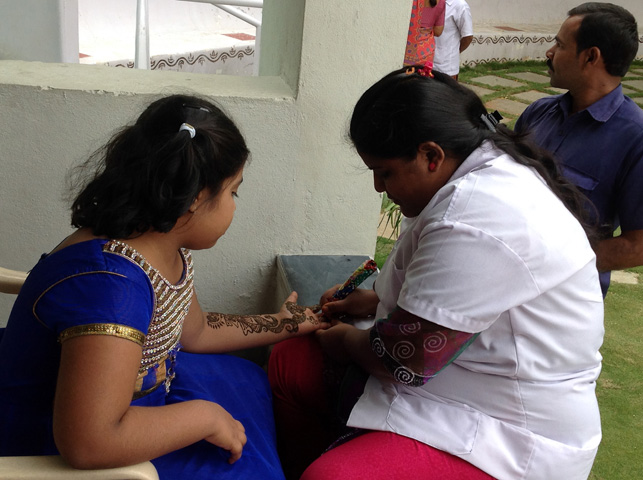 Mehendi Function At Smiles