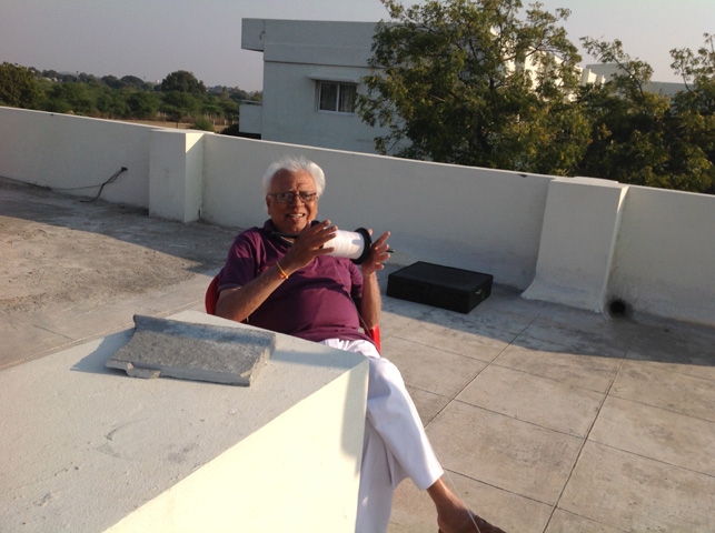 Residents Enjoying  Kite Flying at SMILES