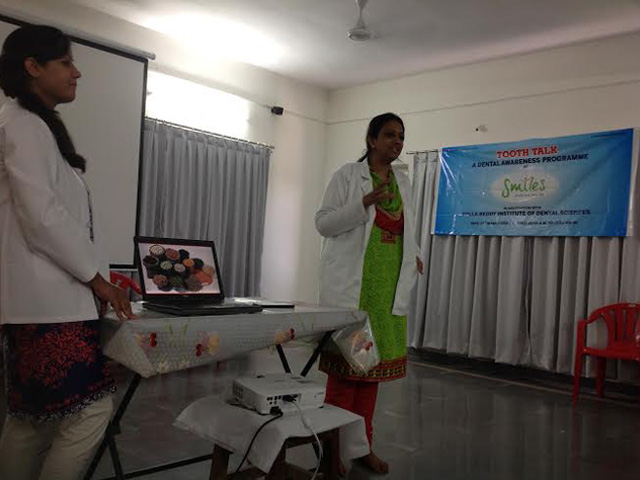 TOOTH TALK - a dental awareness program at SMILES 