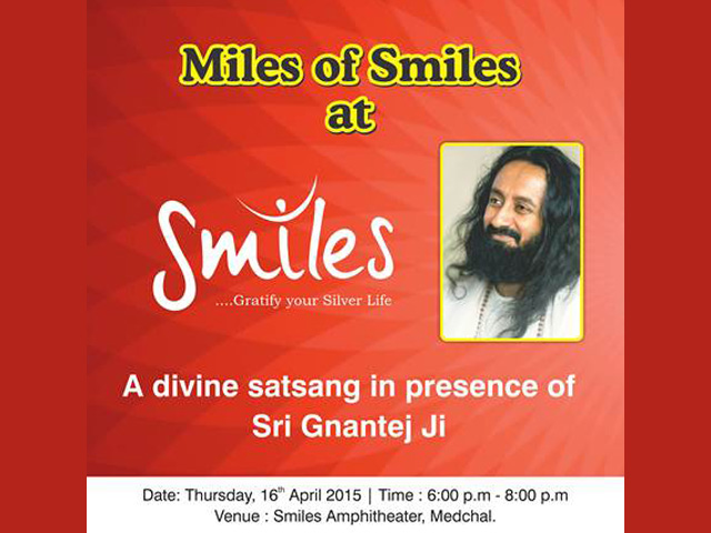 Swami Gnantej Ji Of The ART OF LIVING at SMILES 