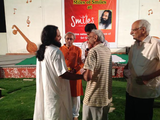 Swami Gnantej Ji Of The ART OF LIVING at SMILES 