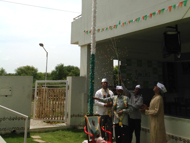 68TH INDEPENDENCE DAY OF INDIA CELEBRATIONS AT SMILES ON 15TH AUGUST 2014