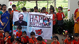 Birthday Celebrations of Dr. Chenraj Roychand - Chairman, The
Jain Group of Industries. Conducted by SMILES along with Jain Toddlers,
Tadbund Branch, Secunderabad.