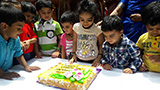 Birthday Celebrations of Dr. Chenraj Roychand - Chairman, The
Jain Group of Industries. Conducted by SMILES along with Jain Toddlers,
Tadbund Branch, Secunderabad.