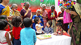 Birthday Celebrations of Dr. Chenraj Roychand - Chairman, The
Jain Group of Industries. Conducted by SMILES along with Jain Toddlers,
Tadbund Branch, Secunderabad.