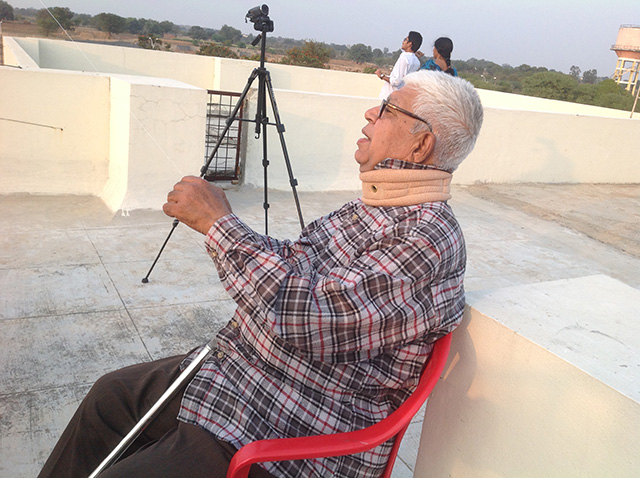 Residents of SMILES enjoying Kite Flying on the eve of Makara Sankranti