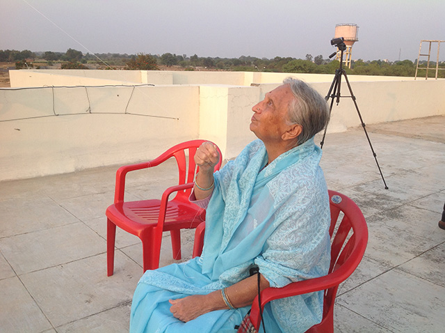 Residents of SMILES enjoying Kite Flying on the eve of Makara Sankranti