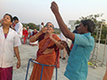 Residents of SMILES enjoying Kite Flying on the eve of Makara Sankranti