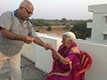 Residents of SMILES enjoying Kite Flying on the eve of Makara Sankranti