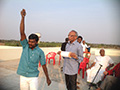 Residents of SMILES enjoying Kite Flying on the eve of Makara Sankranti