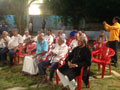  L.V.Gangadhara Sastry, Founder Chairman. Bhagavidgita Foundation deliberating essence of Bhagawadgita to residents of SMILES and guests.