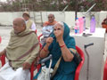 Residents and staff enjoying Kite Flying 2017 