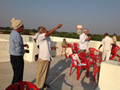 Residents Enjoying  Kite Flying at SMILES