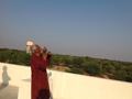 Residents Enjoying  Kite Flying at SMILES