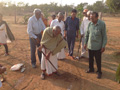 RESIDENTS PERFORMING BHOOMI POOJA AT PEACE HAVEN at Smile