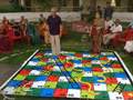 SNAKES AND LADDERS GAME PLAYED BY RESIDENTS AND EMPLOYEES at SMILES 