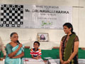 CHESS SIMUL with Ms. Harika Dronavalli,
Arjun Awardee and Grandmaster organized at SMILES